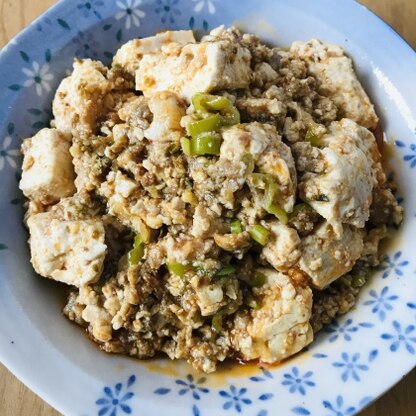 普通の麻婆豆腐と違って塩味であっさり食べられるので良いですね。
ひき肉の旨味がよく出ていて美味しかったです。